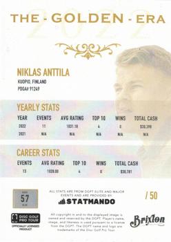 2022 Brixton Golden Era - Blue #57 Niklas Anttila Back